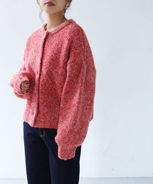 「HER CLOSET」 ニットカーディガン M ホワイト レディース_画像7