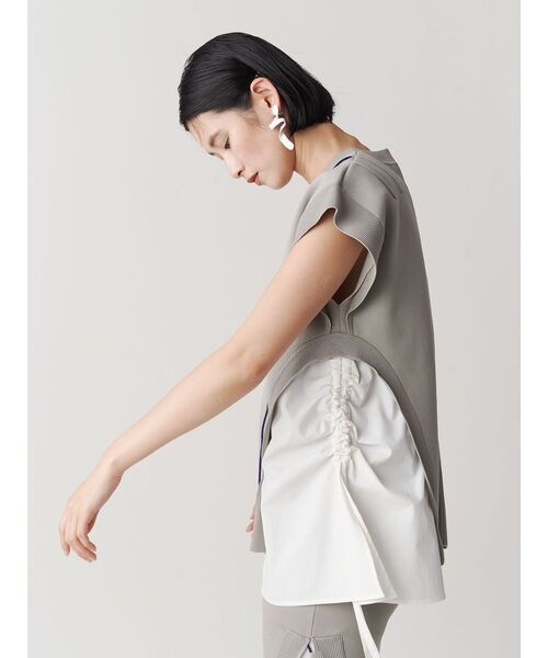 UN3D. ニット セーター WAVE CODE KNIT TOPS「セットアップ着用