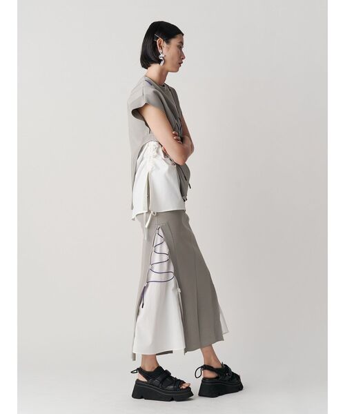 アンスリード　ウェーブコードニットトップス UN3D. ニット セーター WAVE CODE KNIT TOPS「セットアップ着用可能