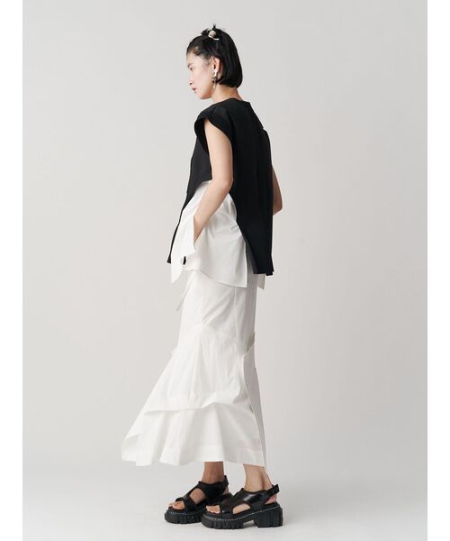 UN3D. ニット セーター WAVE CODE KNIT TOPS「セットアップ着用可能  