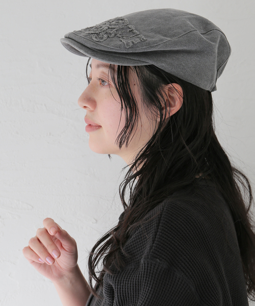AWESOME NEEDS 黒 ベレー帽 U by SPICK&SPAN 帽子 ベレー帽 AWESOME NEEDS/オーサムニーズ