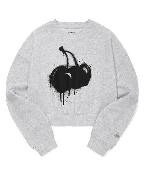 トレーナー スウェット KIRSH MELTING CHERRY PRINTED CROP SWEATSHIRT キルシー メルティング チェリー プ トレーナー スウェット KIRSH MELTING CHERRY PRINTED CROP