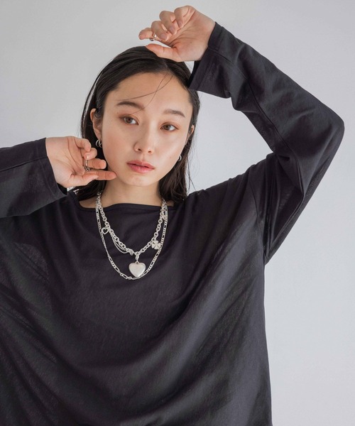 tシャツ シアー天竺ロンTEE レディース シアー天竺ロンTEE|allureville OFFICIAL SITE / ONLINE SHOP