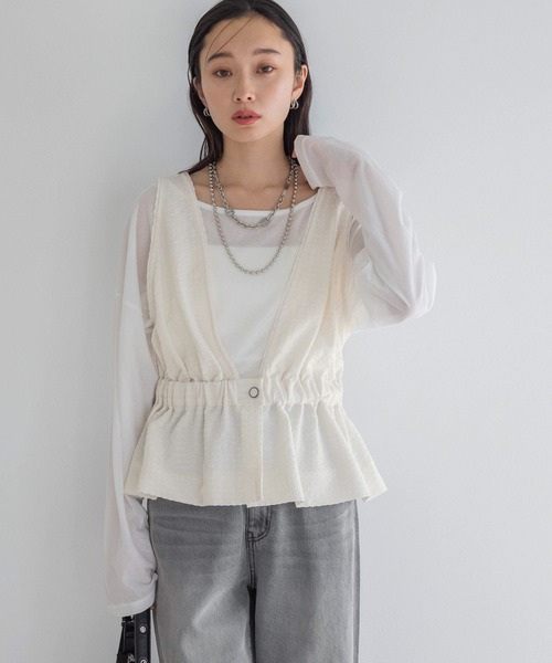 tシャツ シアー天竺ロンTEE レディース シアー天竺ロンTEE|allureville OFFICIAL SITE / ONLINE SHOP