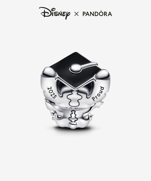 PANDORA チャーム ディズニー スティッチ グラデュエーション