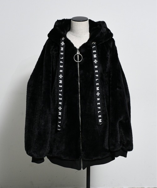 REFLEM（レフレム） ジップアップブルゾン FREE ブラック レディース