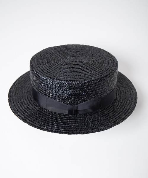 RACAL（ラカル） 帽子 ハット Wheat Braid Boater Hat / 麦ブレード