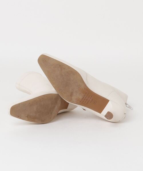 「NICAL」 ショートブーツ M ホワイト レディース_画像3