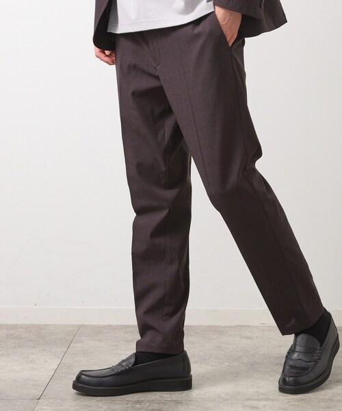 THE SHOP TK パンツ ライトドッツスラックス「セットアップ可/洗濯機OK