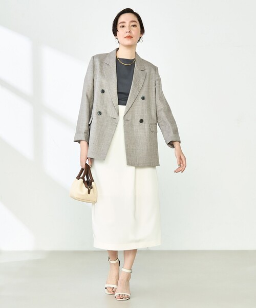 極美品 NOLLEY'S ウォッシャブルドライシャンブレーダブルジャケット NOLLEY'S｜《セットアップ対応》ウォッシャブルライトドライ
