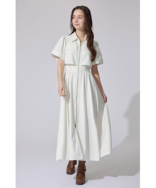 rienda ワンピース 「AKB48 千葉恵里さん着用」バストフレア
