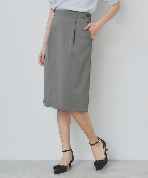 index（インデックス） スカート ストレッチセミタイトスカート