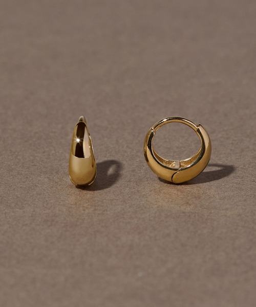 JUPITER ピアス 「SV」ドロップフープピアス/金属アレルギー対応