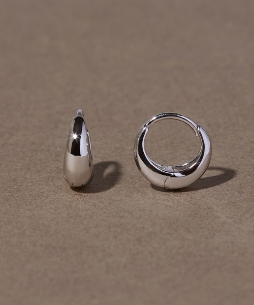 JUPITER アレルギー対応 ピアス 「SV」ドロップフープピアス/金属