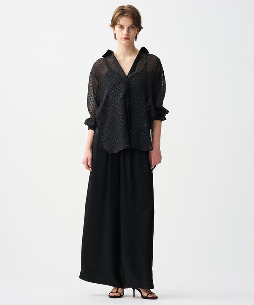 uncrave アンクレイヴ カットジャガード ブラウス トップス UNITED ARROWS green label relaxing カットジャガード ブラウス