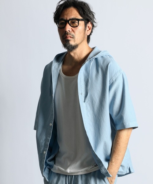 The DUFFER of ST.GEORGE シャツ UNCUT CORDUROY S/S SHIRT