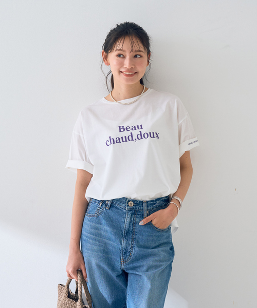 Rouge vif Anna（ルージュヴィフアンナ） tシャツ ターンバックロゴT