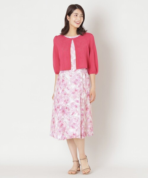 TO BE CHIC（トゥー ビー シック） カーディガン アイレット透かし編み
