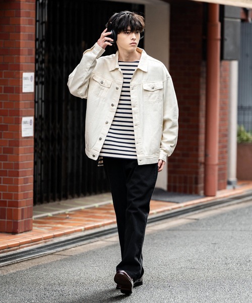 Rocky Monroe ジーンズ ルーズシルエットワイドデニムパンツ