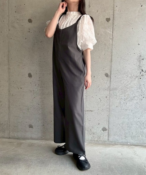 オールインワン ストラップダブルオールインワン レディース 