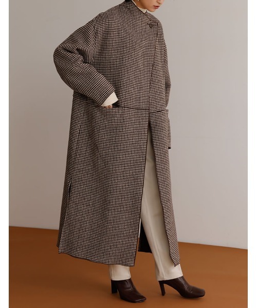 「Re:EDIT」 チェスターコート LARGE ブラック レディース_画像8