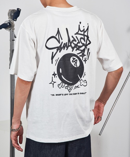 MAGASIN DE MODE CONTACT tシャツ 「CONTACT」ビリヤードプリントT