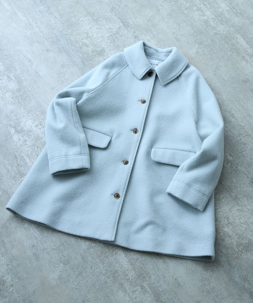 bulle de savon（ビュルデサボン） ステンカラーコート コート モへヤ