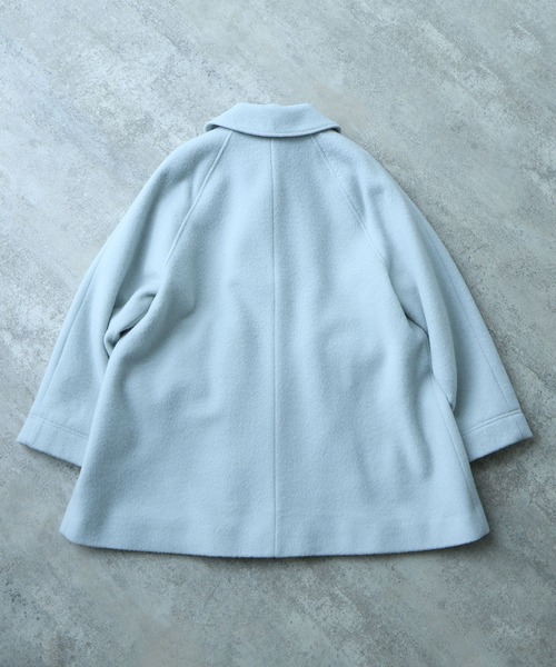 bulle de savon（ビュルデサボン） ステンカラーコート コート モへヤ