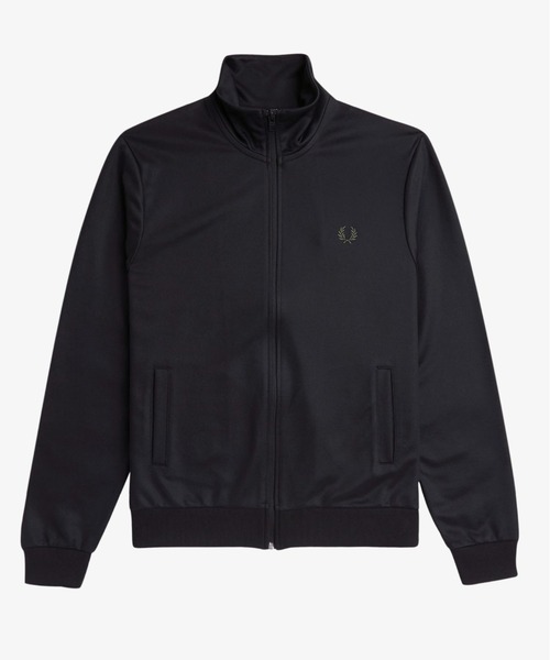 Fred Perry フルジップジャケット 黒 FRED PERRY 「FRED PERRY」 ジップアップブルゾン X-LARGE