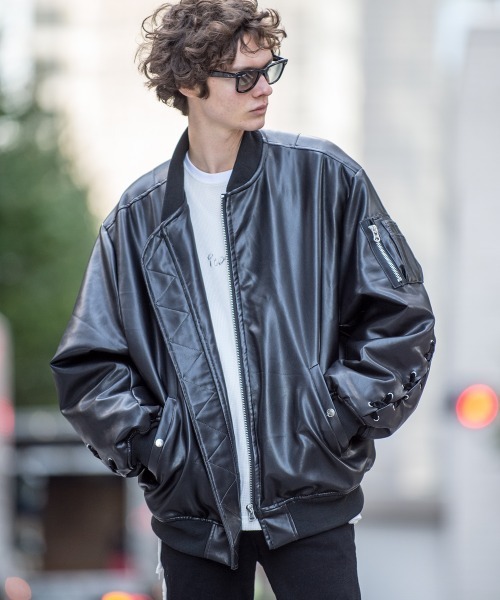 「BACKSTAGE PASS」 ブルゾン 3-4 ベージュ メンズ_画像2