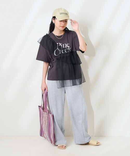 FREAK'S STORE（フリークスストア） tシャツ 半袖 チュールドッキング