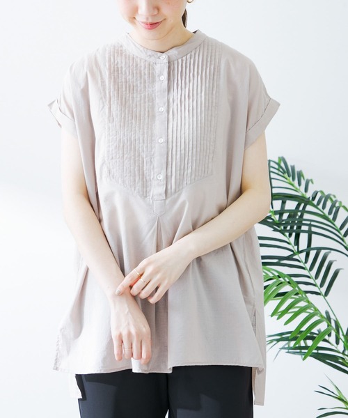 「URBAN RESEARCH」 半袖ブラウス FREE ブラック レディース URBAN RESEARCH Sonny Label 「URBAN Label」 半袖ブラウス FREE