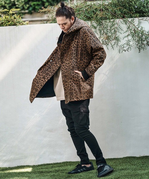 CAMBIO（カンビオ） コート ジャケット mj10838- Leopard Synthetic