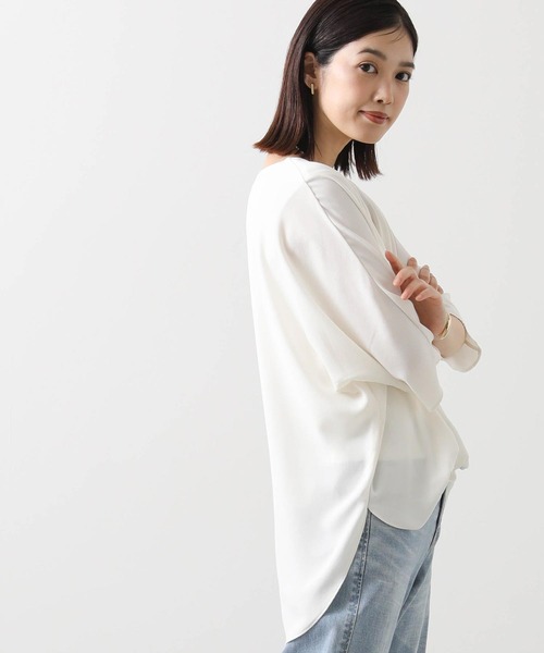 専用　新品未使用　anana  ブラウス anana（アナナ） ブラウス シャツ Vネックドルマン5分袖ブラウス