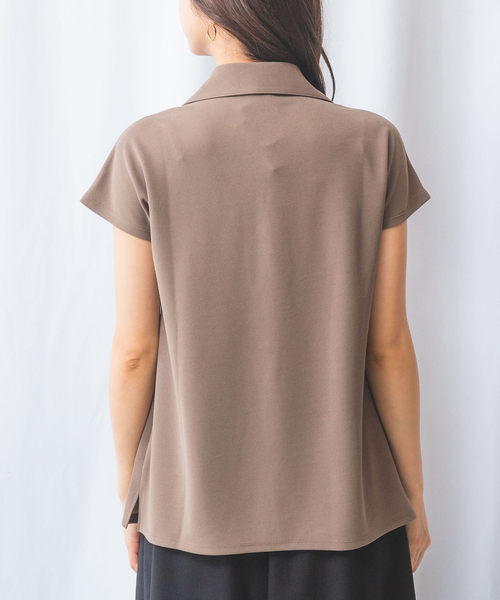 NARACAMICIE / ナラカミーチェ 【NARACAMICIE】NEROフリルチュニックカットソー NARACAMICIE tシャツ 「NARACAMICIE」NEROフリルチュニック