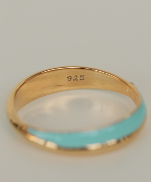 アレルギー対応 指輪 リング 「WEB限定」silver925 CZ クロスエナメルリング レディースの画像