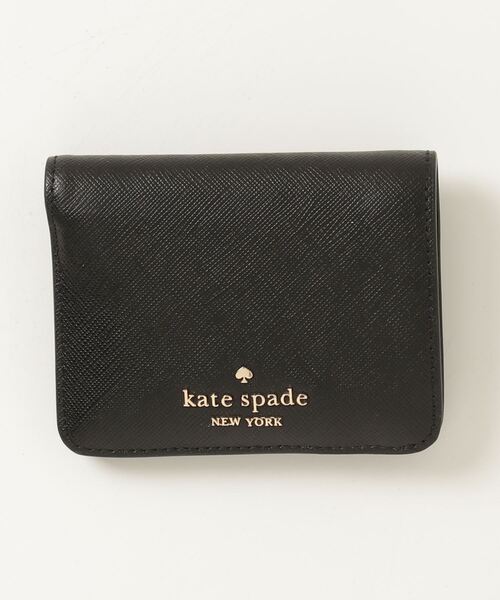 【kate spade new york】新品　長財布　型押し　ブラック　黒 kate spade NEW YORK ケイトスペード 長財布 katespade レザー