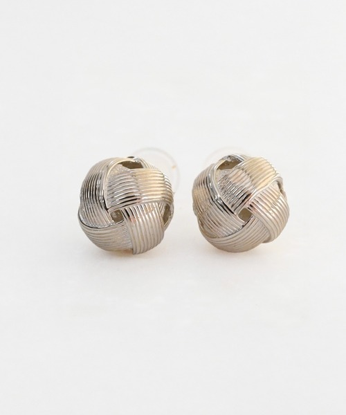 ピアス SV925+K10YGポスト　Yarn ball　ピアス　「ECモール限定」 レディース