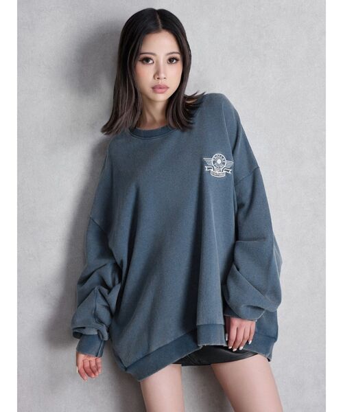 美品♡GYDA 新作トレーナー GYDA（ジェイダ） トレーナー スウェット Symmetry GYDAロゴemboss