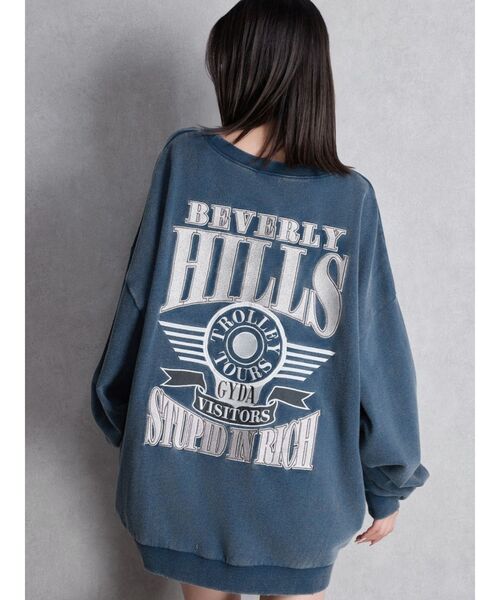 GYDA（ジェイダ） トレーナー スウェット BEVERLY HILLSドルマン