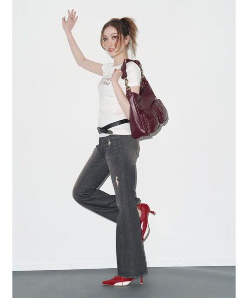 EVRIS（エヴリス） パンプス スウェードポインテッドスニーカーヒール