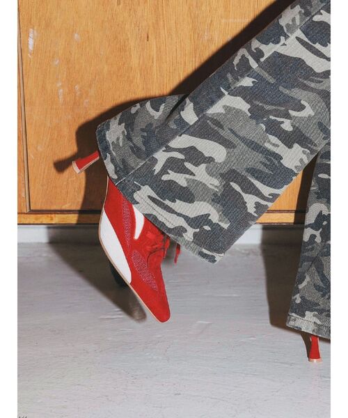 EVRIS（エヴリス） パンプス スウェードポインテッドスニーカーヒール