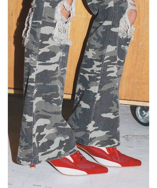 EVRIS（エヴリス） パンプス スウェードポインテッドスニーカーヒール