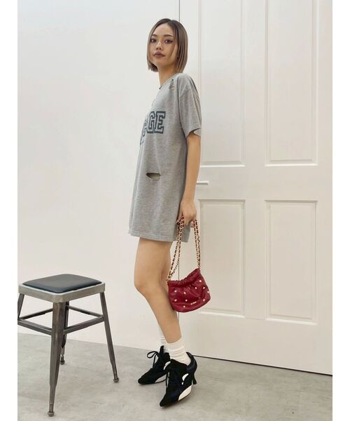 EVRIS（エヴリス） パンプス スウェードポインテッドスニーカーヒール