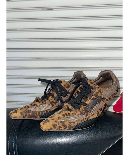 EVRIS（エヴリス） パンプス スウェードポインテッドスニーカーヒール