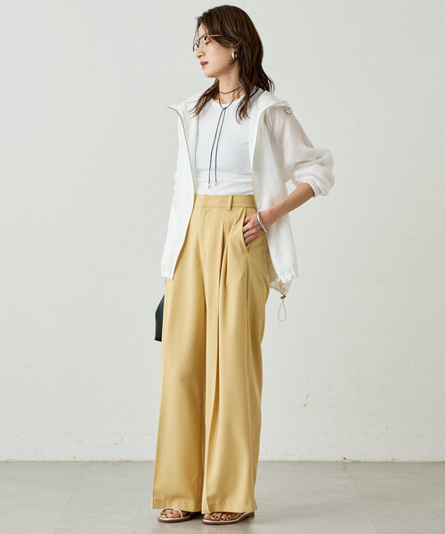 「LOUNGEDRESS」 ジップアップパーカー FREE オフホワイト レディース Loungedress 「LOUNGEDRESS」 ジップアップパーカー FREE オフ