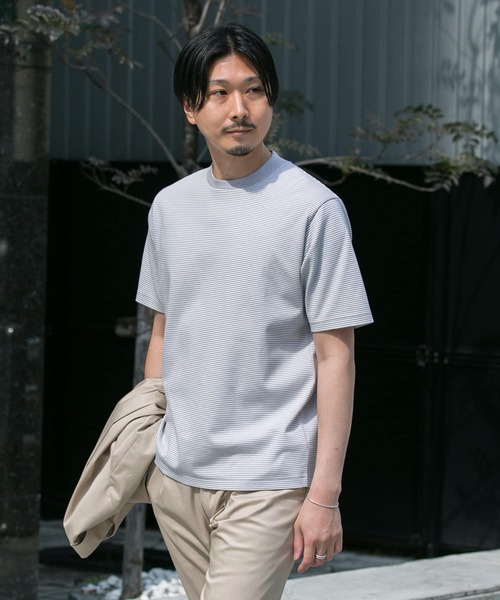 「URBAN RESEARCH DOORS」 半袖Tシャツ LARGE ホワイト メンズ