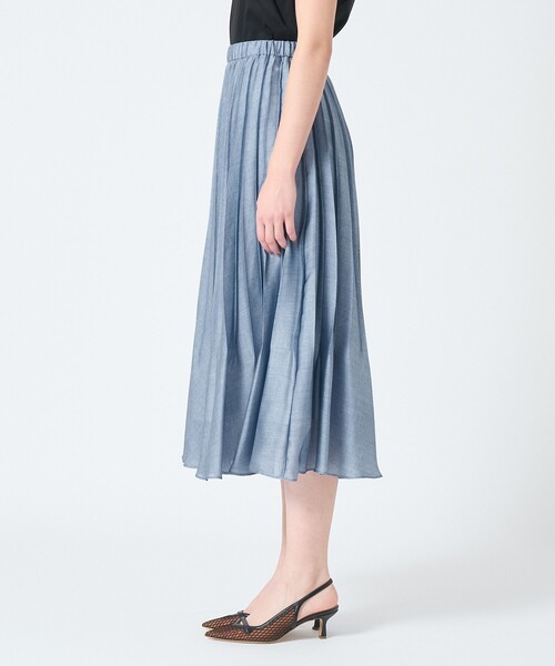 ANAYI スカート 「セットアップ対応商品」デニムプリント