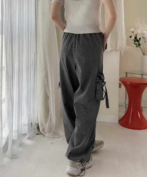 ReRe ジーンズ デニム デニムパンツ デニムカーゴパンツ レディース