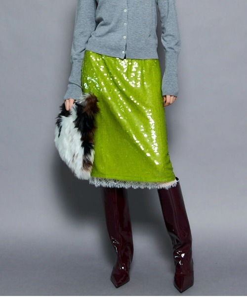 MAISON SPECIAL スカート 「25AW PRE-ORDER」Lace Combination MAISON SPECIAL スカート 「25AW PRE-ORDER」Lace Combination